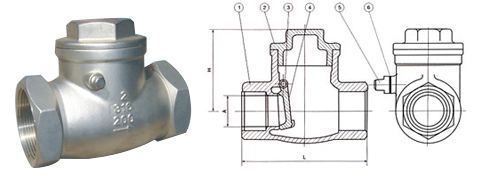 不銹鋼止回閥 316不銹鋼止回閥
