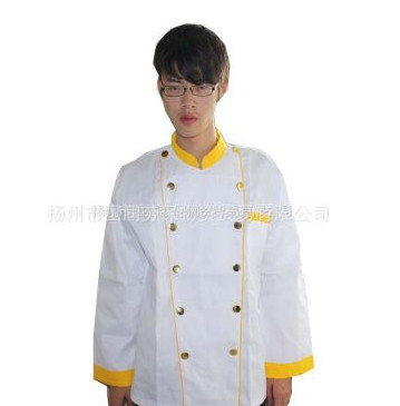 供應(yīng) 廚師服套裝 (酒店制服) 做工精細(xì) 質(zhì)量上乘