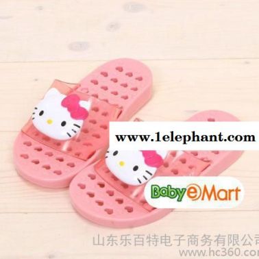 韓國進(jìn)口 Hello Kitty 幼兒兒童浴室拖鞋 漏水防滑 凱蒂貓