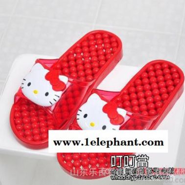 韓國進(jìn)口hello kitty 凱蒂貓新款成人浴室按摩拖鞋 涼拖