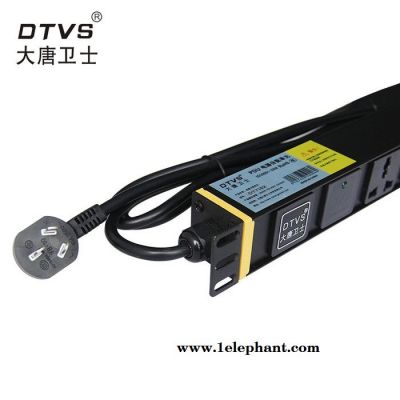 供應(yīng)江蘇南京 大唐衛(wèi)士高阻燃版PDU電源插座 DT7162 6位10A多用孔 SPD防雷 大唐衛(wèi)士專(zhuān)業(yè)機(jī)房工程廠家