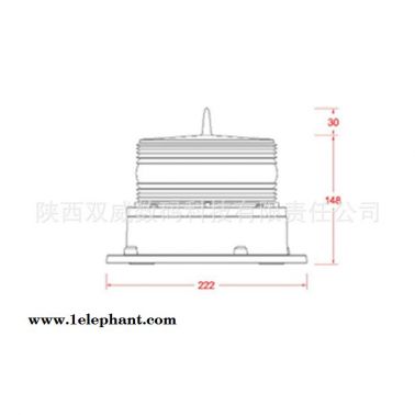 中光強太陽能高空警示燈严就，符合航空信號標(biāo)準(zhǔn)总寻，西安貨源 航空燈