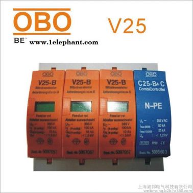 德國OBO浪涌保護器 電源防雷器V25-B+C/3電涌保護器