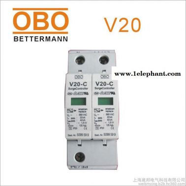 OBO浪涌保護器OBO電源防雷器安裝方式V20-C/2-320V