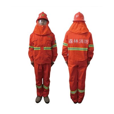 **耐高溫消防服-橘紅防護(hù)服材質(zhì)廠家