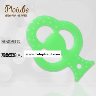 platube嬰兒牙膠 寶寶磨牙棒 咬咬樂玩具兒童磨牙硅膠 牙咬膠 ** 吸塑卡紙包裝