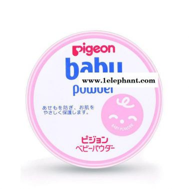 貝親 /Pigeon  嬰兒爽身粉熱賣粉色罐微香無粉撲150