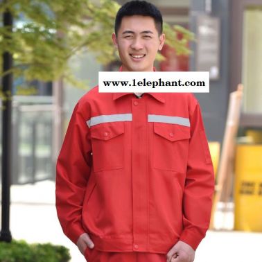 永明新款工廠車間工作服 春秋反光服套裝 承接加工定做汽修服 工程服