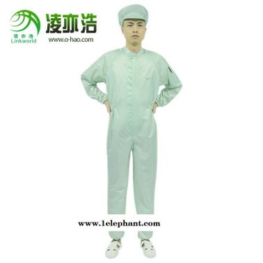 深圳凌亦浩防靜電連體服生產(chǎn)廠家 無塵服廠家定制 全國包郵