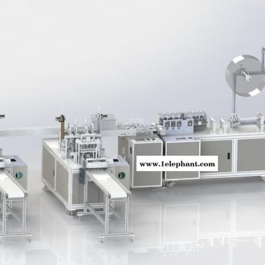 全自動1+2口罩機設(shè)備 全自動化1+2平面口罩機