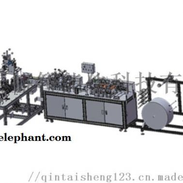 韓國(guó)KF94魚(yú)型口罩機(jī) 一拖一柳葉形口罩機(jī) 口罩機(jī)