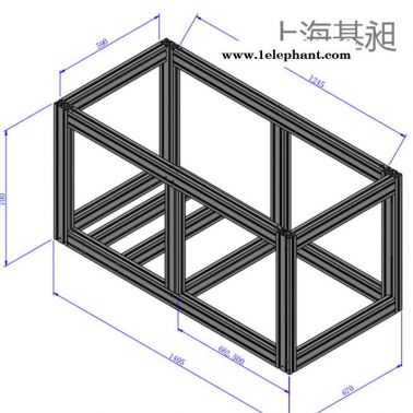 口罩機(jī)切片機(jī)鋁型材機(jī)架放料架一拖二一拖三4040鋁鎂合金