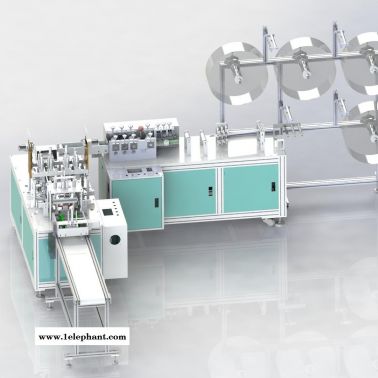 平面一拖一口罩機 口罩平面全自動設備1+1平面口罩機