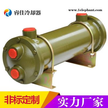 列管式油冷卻器 睿佳OR300水冷卻器 口罩機液壓油冷卻器