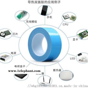 沖型玻纖導(dǎo)熱雙面膠 LED燈條散熱絕緣耐高溫 廠家