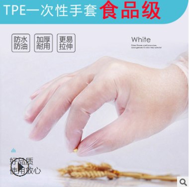 一次性手套pvc/tpe 加厚廚房塑料烘焙衛(wèi)生食品餐飲美容院手套