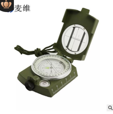 ebay亞馬遜熱銷 K4580高精準(zhǔn)美式多功能軍綠色指南針指北針戶外