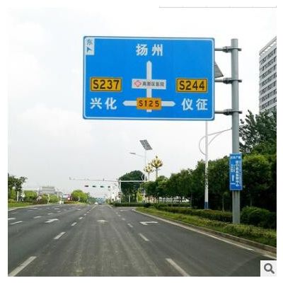 道路交通標(biāo)志牌標(biāo)識指示監(jiān)控桿誘導(dǎo)屏F桿信號燈L桿路跨龍門架共桿