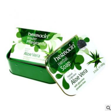 Herbacin好本清德國小甘菊蘆薈保濕潔面皂100g