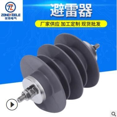 宗特電氣 出口型避雷器9KV避雷器 高品質(zhì)防雷電設(shè)備 安全防護