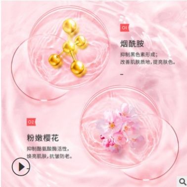 FiGi菲即櫻花煙酰胺身體乳 滋養(yǎng)保濕潤滑清爽不油膩果香潤膚乳