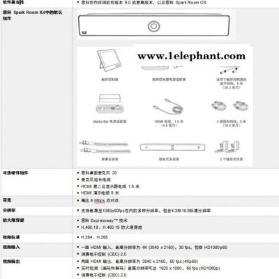 思科Cisco Room Kit高清遠(yuǎn)程視頻會(huì)議終端智能設(shè)備攝像頭可語(yǔ)音跟蹤自動(dòng)取景