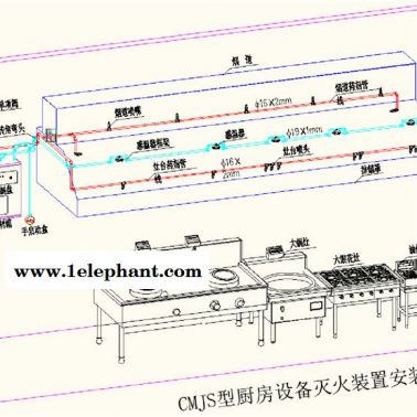 振興消防多年經(jīng)驗(yàn)-學(xué)校廚房自動(dòng)滅火系統(tǒng)裝置哪家好